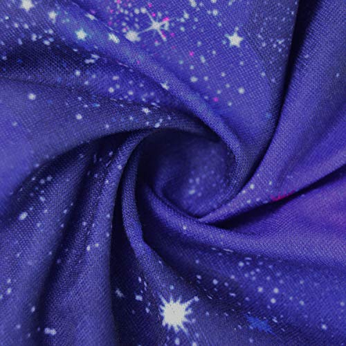 Obacle Seamless Face Mask Rave Bandana Men Women for Dust Sun Wind Protection - color: Starry Sky Purple Pink