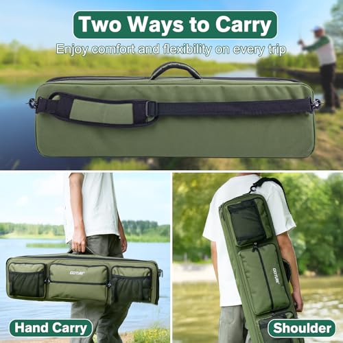 Goture Fly Fishing Rod and Reel Combo & Gear Bag, 9FT Fly Rod, Pre-Spooled Reel, Fly Line, Flies, Leader, Tippet, Forceps, Nipper and Complete Starter Kit - size: 6wt