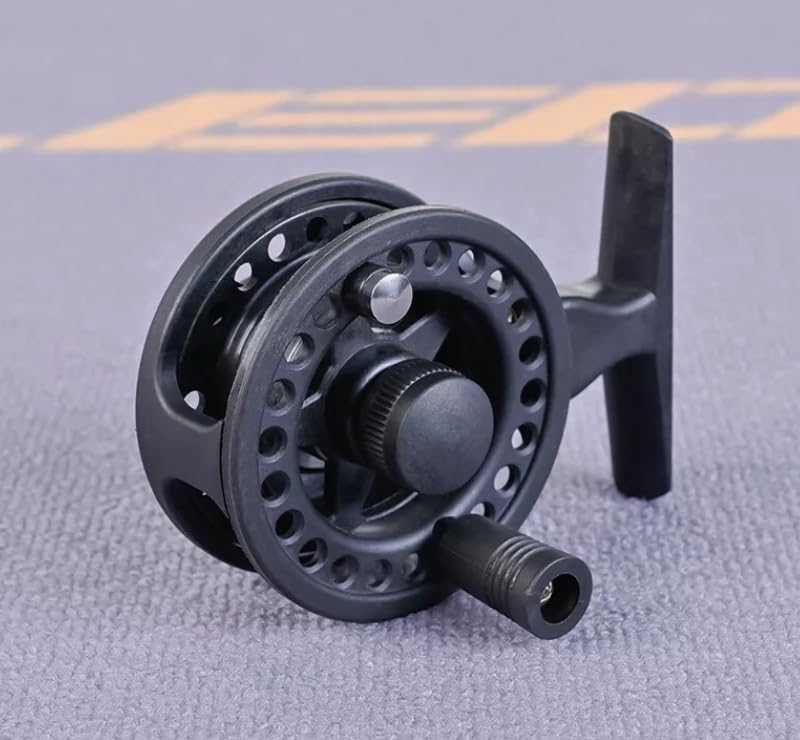 20" Ultra-Short Ultra-lightIce Fishing Rod and Reel Combo 1+1B Ice Fishing Reel 51cm Fiberglass Fish Pole - style: 1pcs Pole