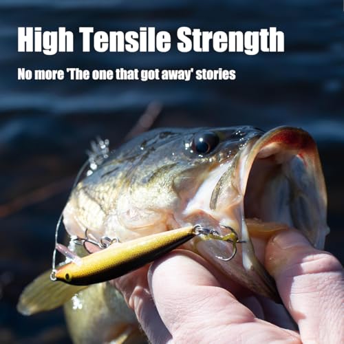 Big Game Monofilament Leader Line 20–100LB, 150YDS, Fishing Line, Abrasion Resistant Leader Material for Saltwater Big Game & Freshwater Fishing - size: 40LB