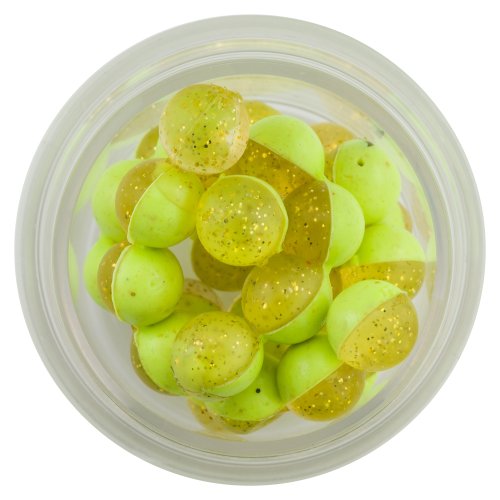 Power Clear Eggs Floating, Clear Green Purple-Pink/Garlic, 5 oz Small Jar- 1 - color: Clear Gold-Chartreuse/Garlic