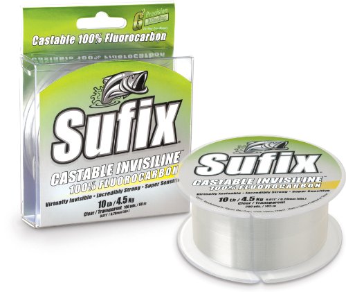 Sufix Invisiline Casting Flourocarbon 100-Yards Spool Size Fishing Line - color: Multi