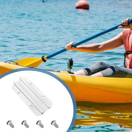 Aluminum Kayak Track, Kayak Rail for Fishing Rod Holder, Kayak Rail Track for Paddle Holders, Kayak Gear Track Accessories for Cup Holder, Kayak Accessories Mount Track - size: 4 Inch