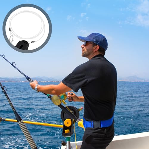 2 Pcs Fishing Downrigger Line Release Clips with Leader Snap Weight Release Clips for Anglers Trolling Casting Boat Offshore Fishing Planer Board