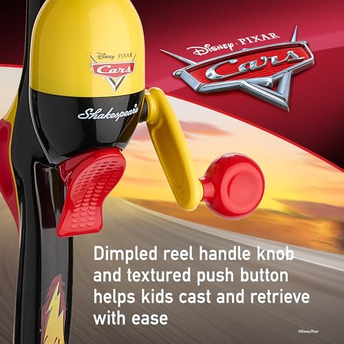 Shakespeare Youth Fishing Reel and Rod Combo - color: Disney Cars Beginner