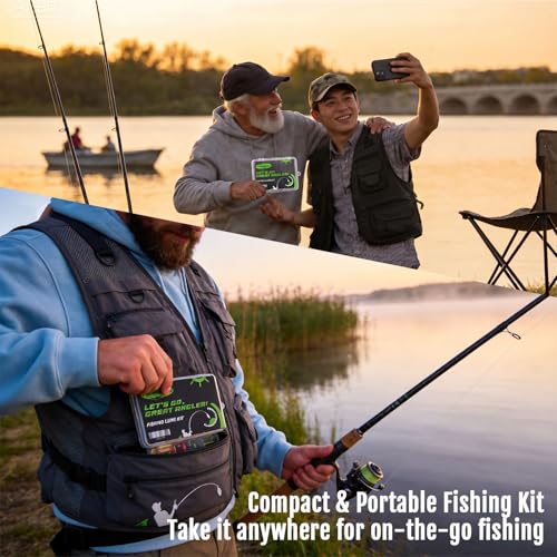 FONMANG Fishing Lures - Fishing Tackle kit with Fishing Spoons, Swim Bait, Jerk baits, Lure & Fishing Accessories, Bass Fishing Kit Also for Trout, Bluegill, Small Fishing Tackle Box for Freshwater