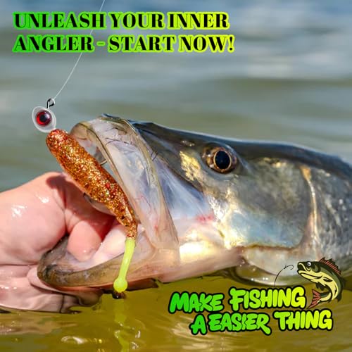 3D Fish Eye Jig Heads, 5 Colors with Lifelike Eyes, Multi Weights, Barbed Fishing Hooks for Walleye Bass Crappie - size: 10g(3/8oz)-25pcs