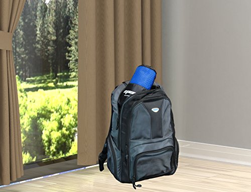 EPAuto 2-Pack Microfiber Quick Dry Travel Towel Set, Blue | Lightweight, Super Absorbent, Compact, 60"x30" & 24"x15", for Gym/Camping/Beach/Yoga/Backpacking - color: Blue