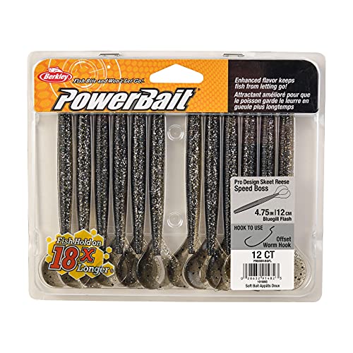 Berkley PowerBait Speed Boss Fishing Soft Bait - color: Bluegill Flash, size: 4 3/4"