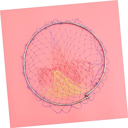 GALPADA Fishing Accessories Steel Fishing Net Castnet for Soft Mesh Net for Catching Fish and Shrimp