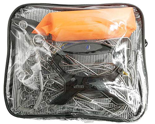 5 in 1 Stainless Steel Fishing Stringer Live Fish Lock,Steel Ropes Large Fish Lock w/Float and Plastic Handle,5 Snaps / 10 Snaps Available - color: 10 Snaps