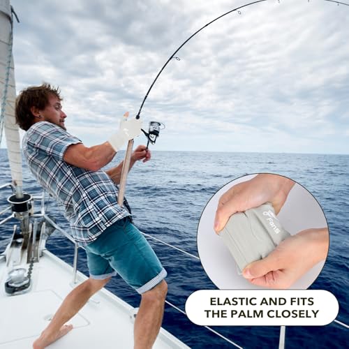 8 Fans Fishing Gloves UPF50+ Fly Fishing Gloves, Fingerless Gloves Sun Protection Gloves Men Women for Outdoor, Kayaking, Cycling, Rowing