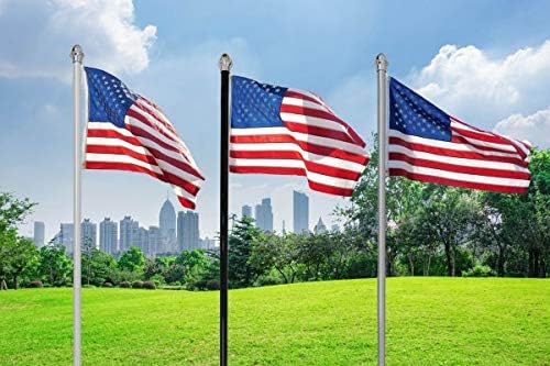 Flags Importer 13ft Aluminum (Silver) Outdoor Pole with Ground Spike