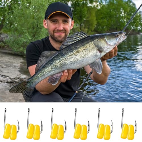 100 Pcs Fake Corn Carp Fishing Bait, Soft Maggot Bait Bread Worm, Soft Silicone Easy Floating Lure,Bass Fishing Worms Lures, Bait Equipment for Trout Catfish Carp Catfish