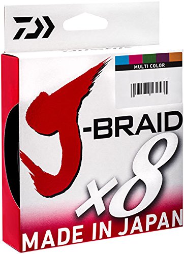 Daiwa J-Braid 300M 8-Strand Woven Round Braid Line - color: MULTI-COLOR, size: 30 lb