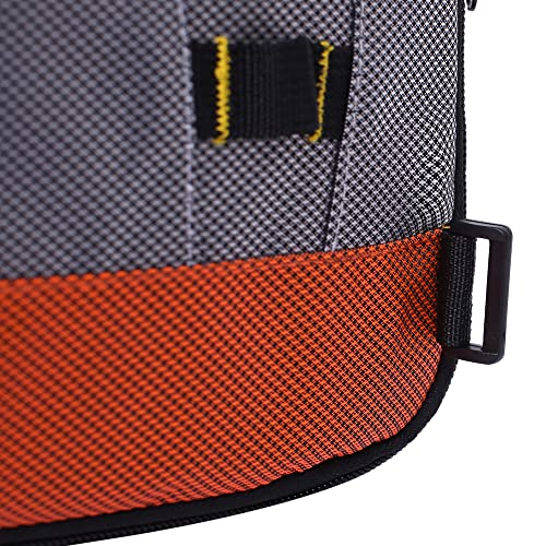 Kylebooker Soft Plastic Bait Storage Binders Organizer Saltwater Fishing Lure Leader Wallet Tackle Binder Bag - color: Orange