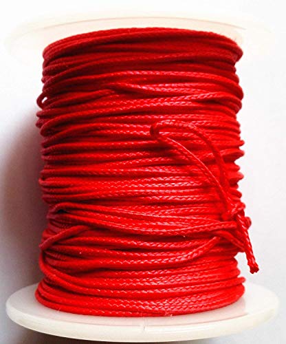 GPP 8 Strands Braided Fishing Line Bowfishing line 150 LBS 109 Yards (100M) 0.031 0.8mm,Hi-Grade Performance - color: Red color