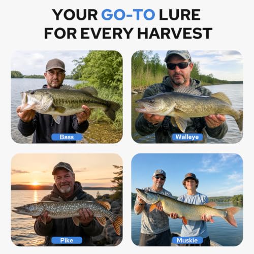 TRUSCEND Suspending Jerkbait, Rattle Minnow Lures with BKK Hooks, Freshwater Bass Trout Striper Walleye Pike Fishing Lures, Variety Pack for All Water Conditions, Premium Fishing Gear and Gifts - color: A2-4.3",0.6oz
