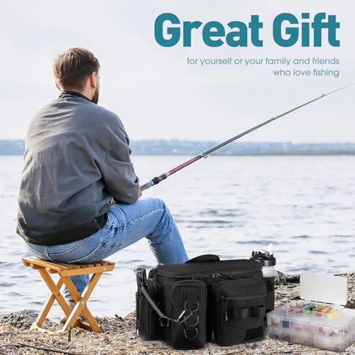 RoundFunny 88 Pcs Fishing Tackle Kit Fishing Pliers Set Fishing Tackle Bag Fishing Lures Kit Fish Gripper Fish Scale Fish Hook Remover Fish Lip Gripper
