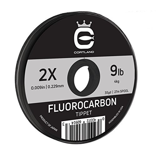Cortland Fluorocarbon Tippet 30yd - size: 2X - 9lb