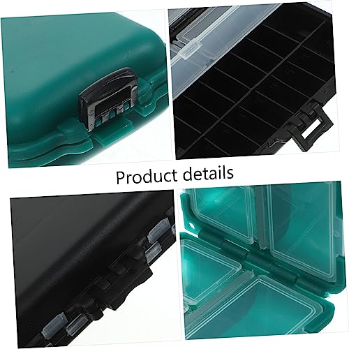 2pcs Fishing Gear Box Tackle Storage Box Lure Bait Case Saltwater Fishing Tackle Organizer Lightweight