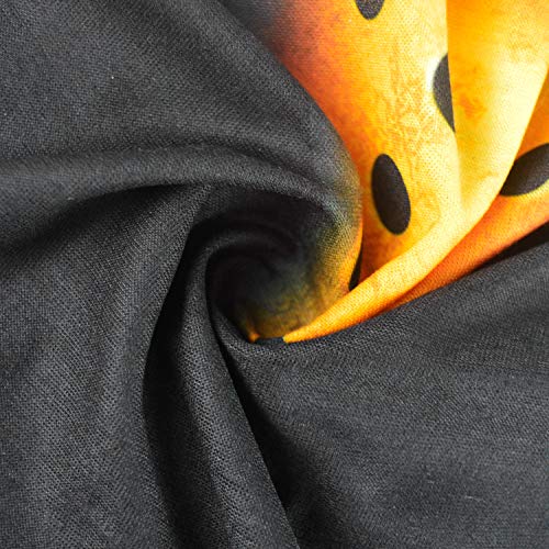Obacle Bandana Face Mask Neck Gaiter Tube Mask Men Women for Sun Dust Protection - color: Dark Gold Face With Black Holes