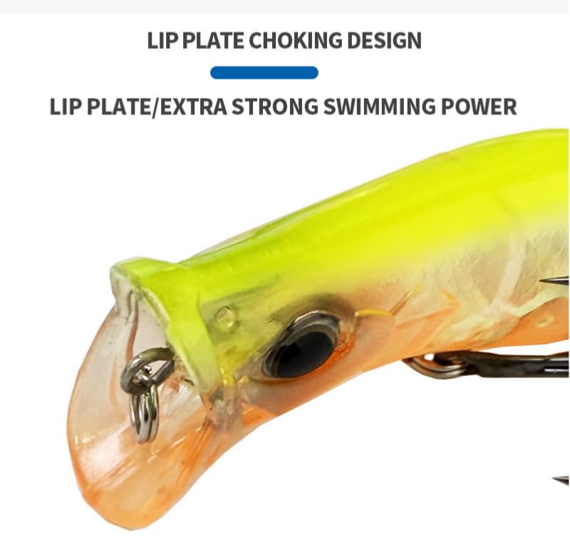 9cm/13g 3pcs/Box Floating Topwater Fishing Lures Surface Popper Fishing Lure Long Casting Artificial Bait Topwater Pencil Swimbait Wobblers Flounder Sea Bass Pike - color: A