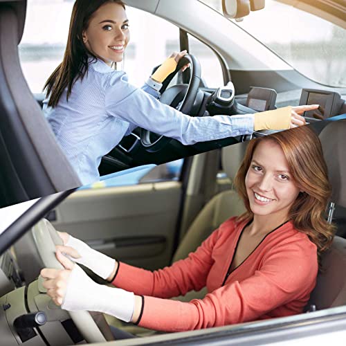 Geyoga 8 Pairs Sun Protection UV Gloves for Women Fingerless Hand UV Protection Glove for Gel Manicures Summer Driving Biking - color: White, Gray, Skin
