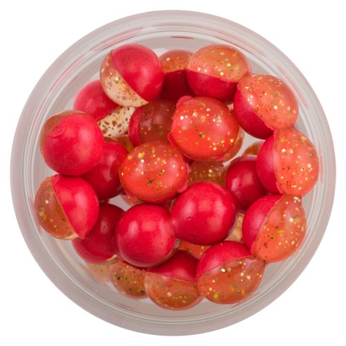 Power Clear Eggs Floating, Clear Green Purple-Pink/Garlic, 5 oz Small Jar- 1 - color: Clear Gold-Fl. Red/Garlic