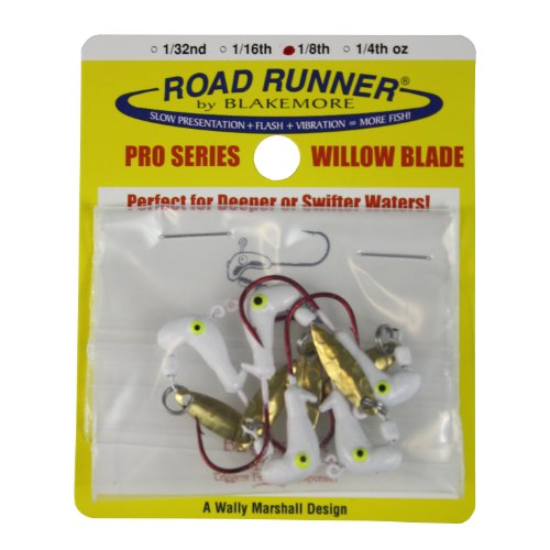 Blakemore TTI Fishing Co Road Runner Pro Series Hook - color: White/Red, size: 1/8-Ounce