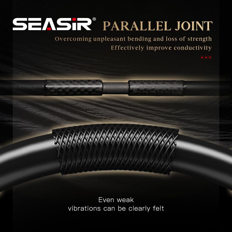 SEASIR Stream Fishing Rod, Ultralight Spinning Rod Travel Bait Casting Rod, 2 Piece, Fuji A O Ring Guide, Solid Wood Handle, 40T Carbon Fiber, Compact Fishing Pole for Saltwater Freshwater Trout Bass - color: Spinning, size: S602-L-F