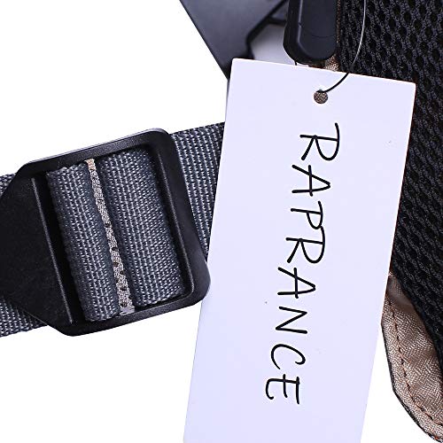 Raprance Fly Fishing Vest Backpack - Adjustable Lightweight and Quick-Dry, with 17 Pocketsfor Trout Bass Saltwate - color: Fv01-khaki
