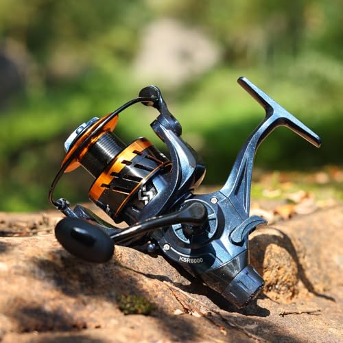 Sougayilang Spinning Reel, 22LB Max Drag Fishing Reel,CNC Aluminum Spool+Stainless Steel Shafts, Lightweight & Powerful for Saltwater or Freshwater Bass Trout - size: KSR-3000