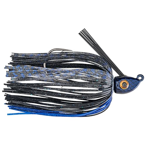 Strike King Tour Grade Swim Jigs Bait - color: 2 - Black / Blue, size: 1/4 oz