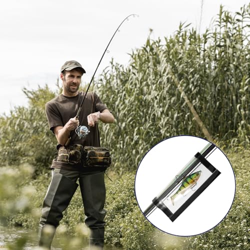 Fishing Lure Wraps, 6 Pcs Clear Fishing Lure Covers Hook Safety Cover Transparent Lures Fishings Bait Hook Storage Protectors Pole Sleeve Guard to Keep Fishermen Fishings Safe for Rod