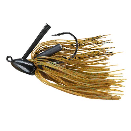 Booyah Boo Jig Bass Fishing Lure with Weed Guard - color: Green Pumpkin, style: Boo Jig (1/2 Oz)