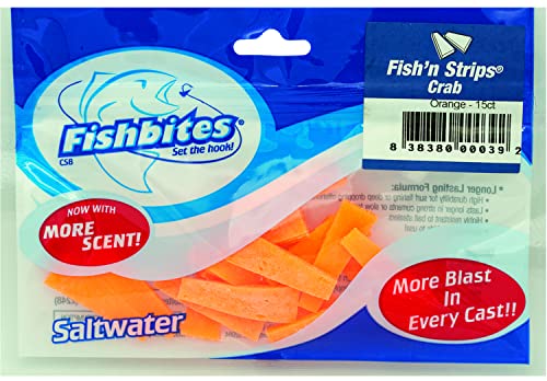 FishBites Fish'n Strips - Crab - color: Orange