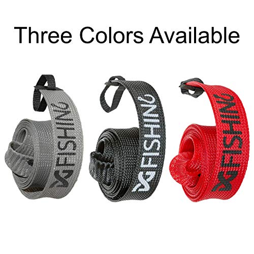 Fishing Rod Sleeve, 3 Pack, 7ft Spinning Rod Protector/Rod Sock/Rod Cover - color: Black