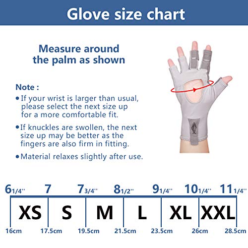 Palmyth UV Protection Fishing Fingerless Gloves UPF50+ Sun Gloves Men Women for Kayaking, Hiking, Paddling, Driving, Canoeing, Rowing - color: Air Light Gray, size: X-Large