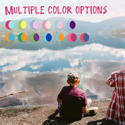 Kids Fishing Pole, Telescopic Fishing Rod, Toddler Collapsible Fishing Rod and Reel Combo with Tackle Box, Fishing Line, Bobber, and Soft Lures for Boy, Girl, Youth, Beginner, Over 4 Years Old - color: Bubblegum Pink & Mint Blue