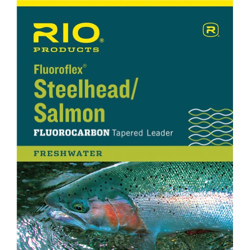 RIO Fly Fishing Steelhead/Salmon 9' 20Lb Fishing Leaders, Clear