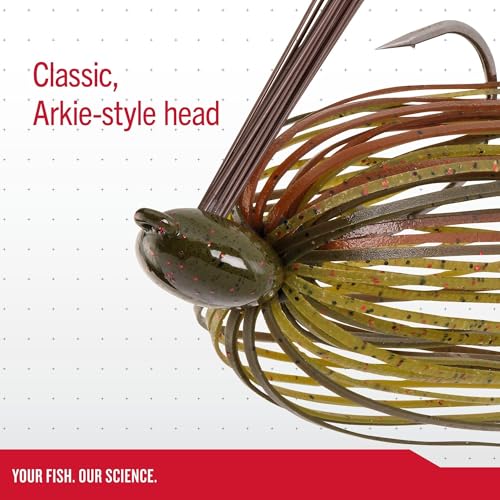 Berkley Finesse Fishing Jigs - color: Bama Craw, size: 3/8 oz - 4/0 Hook Size