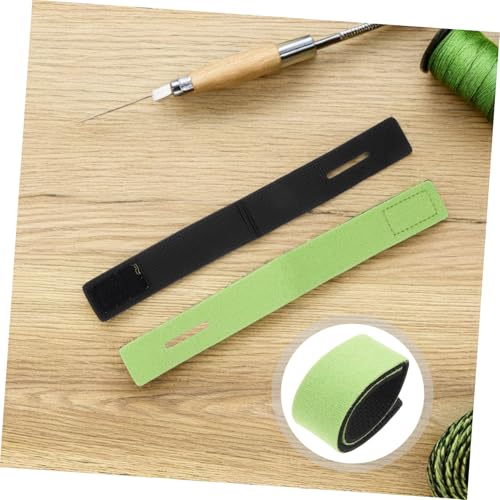 TOYANDONA 10pcs Elastic Fishing Rod Straps with Anti-Slip Green Bands (30x250mm) for Secure Casting and Spinning Rod Tie, Outdoor Pole Holder Accessories for Boat and Deck Use