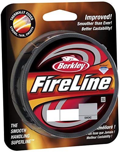 Berkley FireLine Original Fused Fishing Line 125 - yd., SMOKE, 20 LB