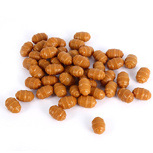 50Pcs Carp Fishing Soft Floating, Artificial Nut Baits, Up Terminal Tackle Pellets, Fishing Lures Floating Baits, for Outdoor
