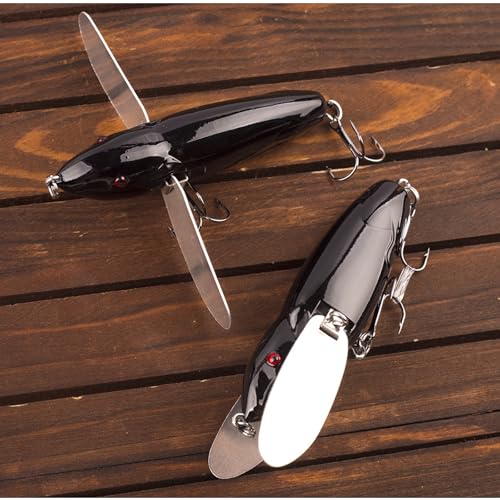 WOLFSKIN Topwater Bait Fishing Lure Crank Baits Floating Tractor Rat Lure Set Fishing Bait kit for Bass Freshwater Saltwater - color: Color-2