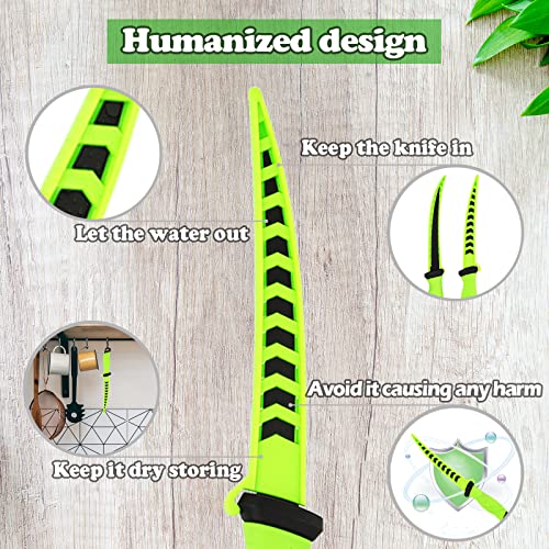 Fillet Knife, 7 Inches Professional Filet Knife for Fish, Stainless Steel Blade Fishing Knifes with Sharpener and Cutting Resistant Gloves, Fishing Stuff, Fishing Accessories, Green - color: Green