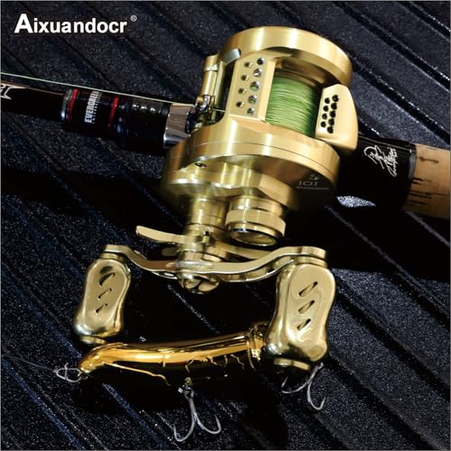 Funny Fishing Gifts for Men Women, Novelty Bass Topwater Lures, Father Christmas Birthday Gifts Stocking Stuffers - color: Gold