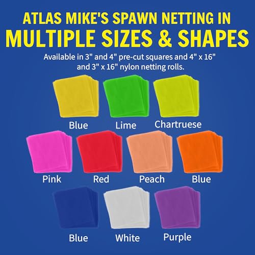 Atlas Spawn Nets Parent - color: Yellow, size: 4" squares