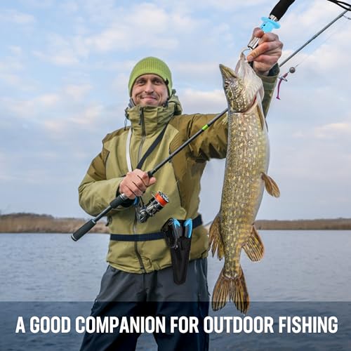 Mossy Oak Fishing Tools Kit- Fishing Plier, Fish Lip Gripper, Multifunctional Fishing Hook Remover with Lanyards Sheath, Saltwater Resistant Fishing Accessories & Equipment, Fishing Gifts for Men - style: 2pc fishing tool kit